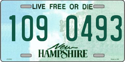 NH license plate 1090493