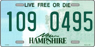 NH license plate 1090495