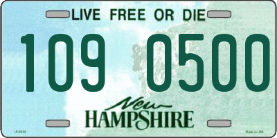 NH license plate 1090500