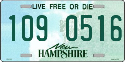 NH license plate 1090516