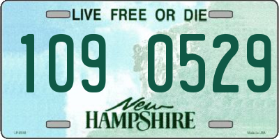 NH license plate 1090529