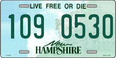 NH license plate 1090530
