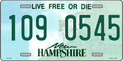 NH license plate 1090545