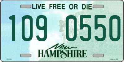 NH license plate 1090550