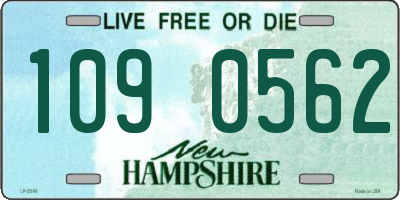 NH license plate 1090562