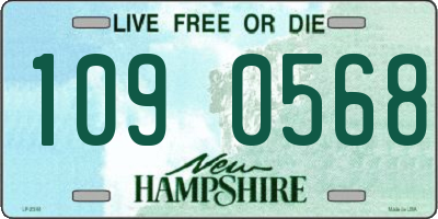 NH license plate 1090568