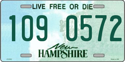 NH license plate 1090572