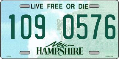 NH license plate 1090576