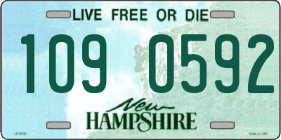 NH license plate 1090592