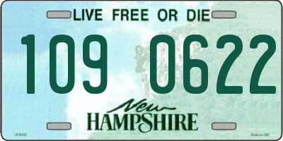 NH license plate 1090622