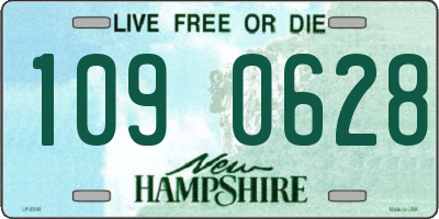 NH license plate 1090628