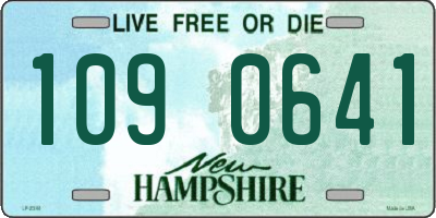 NH license plate 1090641