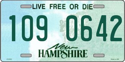 NH license plate 1090642