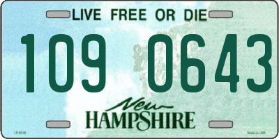 NH license plate 1090643
