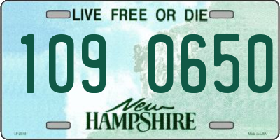NH license plate 1090650