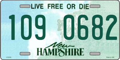 NH license plate 1090682