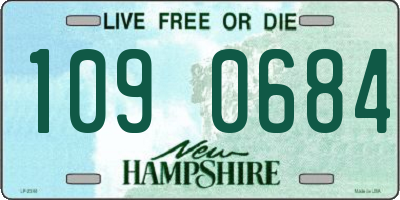 NH license plate 1090684