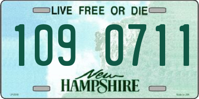 NH license plate 1090711
