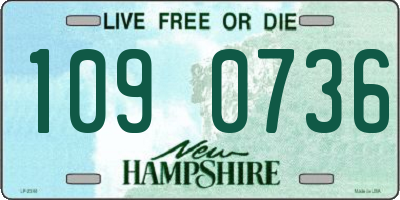 NH license plate 1090736