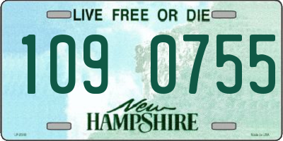 NH license plate 1090755