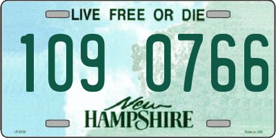 NH license plate 1090766