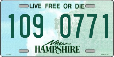 NH license plate 1090771
