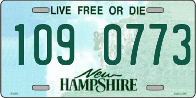 NH license plate 1090773
