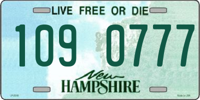 NH license plate 1090777