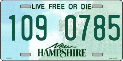 NH license plate 1090785