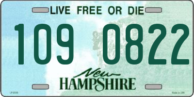 NH license plate 1090822