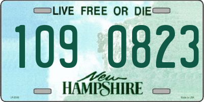 NH license plate 1090823