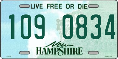 NH license plate 1090834