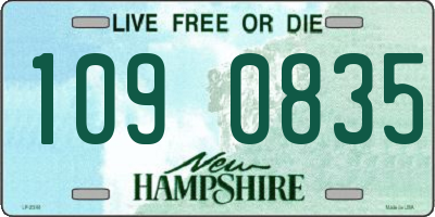 NH license plate 1090835
