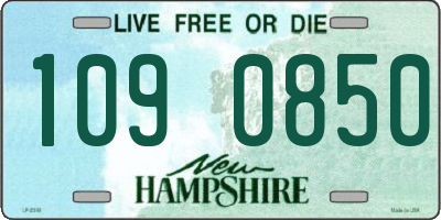 NH license plate 1090850