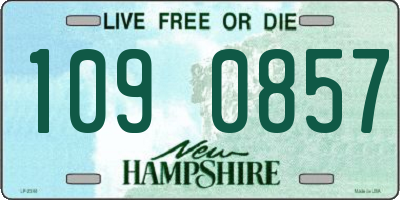 NH license plate 1090857