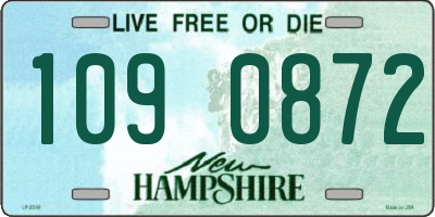 NH license plate 1090872