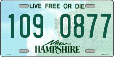 NH license plate 1090877