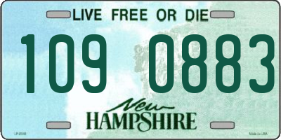 NH license plate 1090883