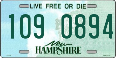 NH license plate 1090894