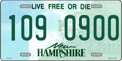 NH license plate 1090900