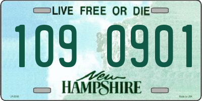 NH license plate 1090901