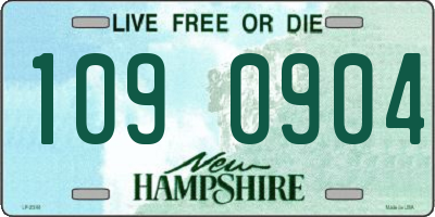 NH license plate 1090904