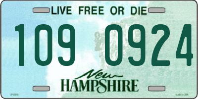 NH license plate 1090924
