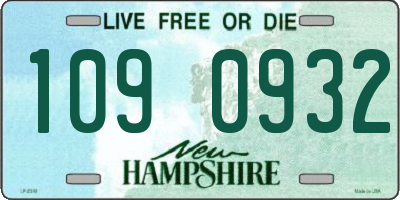 NH license plate 1090932