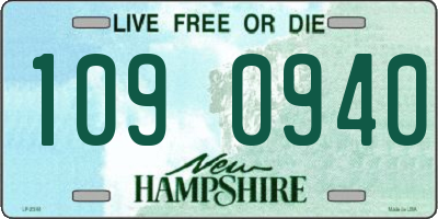 NH license plate 1090940