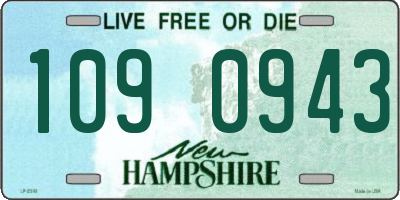 NH license plate 1090943