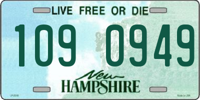 NH license plate 1090949