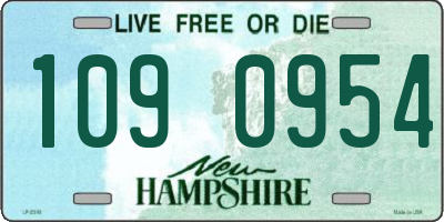NH license plate 1090954