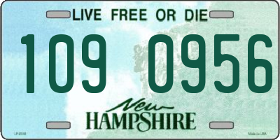 NH license plate 1090956