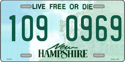NH license plate 1090969